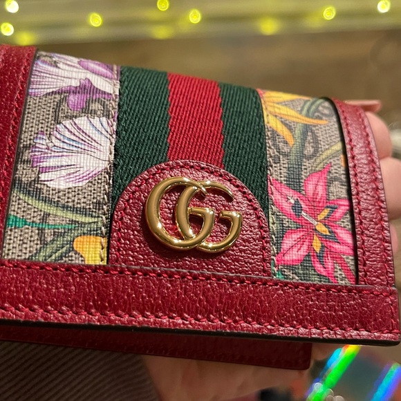 Gucci Floral Print Wallet - Picture 2 of 9